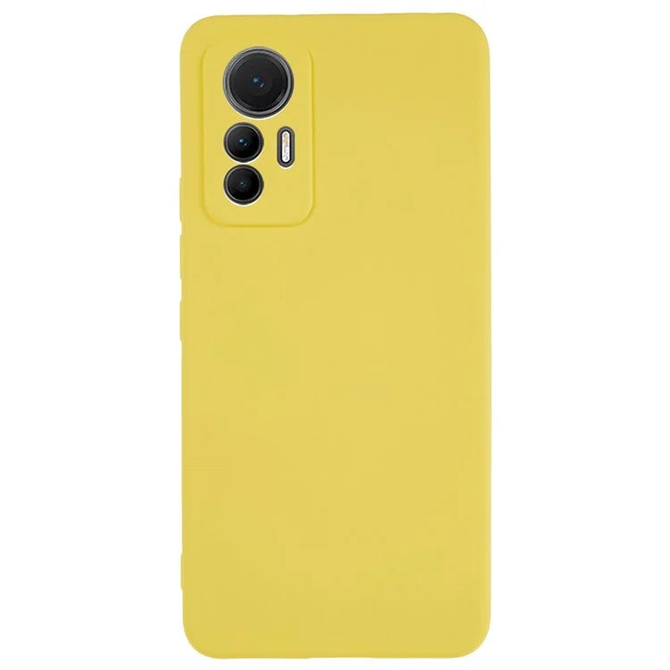 For Xiaomi 12 Lite 5G Arc Edge TPU Back Case 2.0mm Thick Liquid Silicone Texture Protective Cover