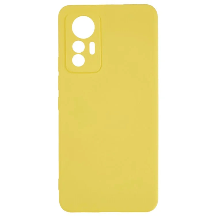 For Xiaomi 12 Lite 5G Arc Edge TPU Back Case 2.0mm Thick Liquid Silicone Texture Protective Cover