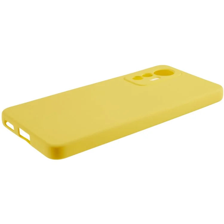 For Xiaomi 12 Lite 5G Arc Edge TPU Back Case 2.0mm Thick Liquid Silicone Texture Protective Cover