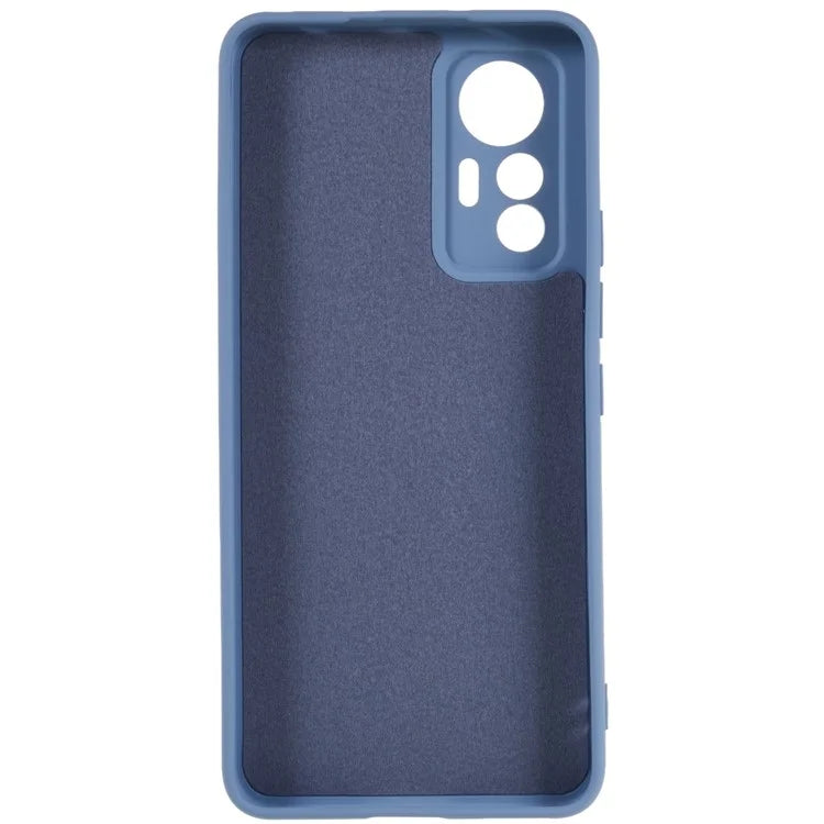 For Xiaomi 12 Lite 5G Arc Edge TPU Back Case 2.0mm Thick Liquid Silicone Texture Protective Cover