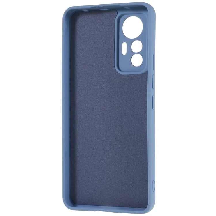For Xiaomi 12 Lite 5G Arc Edge TPU Back Case 2.0mm Thick Liquid Silicone Texture Protective Cover