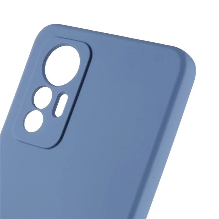 For Xiaomi 12 Lite 5G Arc Edge TPU Back Case 2.0mm Thick Liquid Silicone Texture Protective Cover
