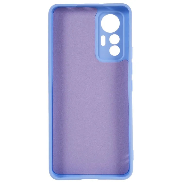 For Xiaomi 12 Lite 5G Arc Edge TPU Back Case 2.0mm Thick Liquid Silicone Texture Protective Cover