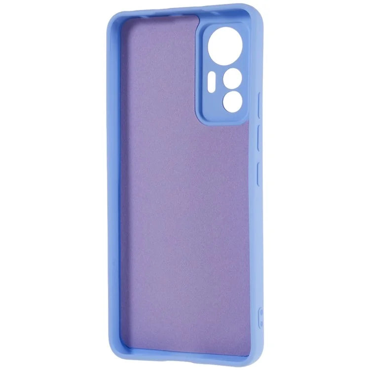 For Xiaomi 12 Lite 5G Arc Edge TPU Back Case 2.0mm Thick Liquid Silicone Texture Protective Cover