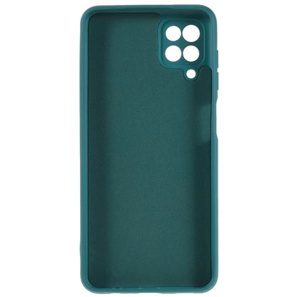 For Samsung Galaxy A12 / M12 / A12 Nacho 4G Liquid Silicone Texture Cellphone Drop-proof Cover 2.0mm Thick Arc Edge TPU Case