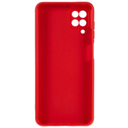 For Samsung Galaxy A12 / M12 / A12 Nacho 4G Liquid Silicone Texture Cellphone Drop-proof Cover 2.0mm Thick Arc Edge TPU Case