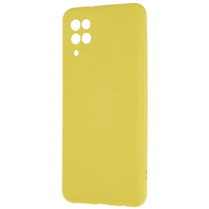 For Samsung Galaxy A12 / M12 / A12 Nacho 4G Liquid Silicone Texture Cellphone Drop-proof Cover 2.0mm Thick Arc Edge TPU Case