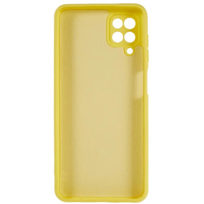 For Samsung Galaxy A12 / M12 / A12 Nacho 4G Liquid Silicone Texture Cellphone Drop-proof Cover 2.0mm Thick Arc Edge TPU Case