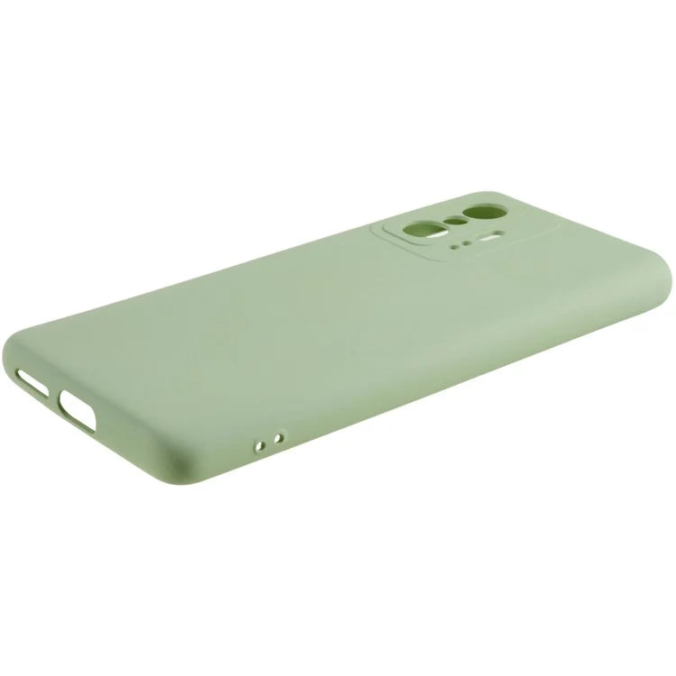 For Xiaomi 11T 5G / 11T Pro 5G Solid Color Liquid Silicone Texture Phone Cover 2.0mm Thick Arc Edge TPU Anti-scratch Case