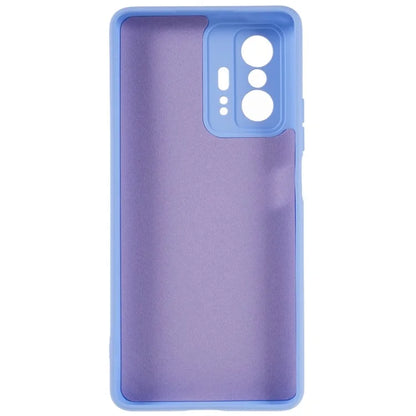 For Xiaomi 11T 5G / 11T Pro 5G Solid Color Liquid Silicone Texture Phone Cover 2.0mm Thick Arc Edge TPU Anti-scratch Case
