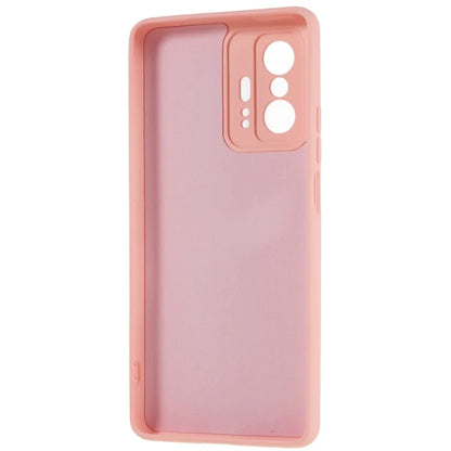 For Xiaomi 11T 5G / 11T Pro 5G Solid Color Liquid Silicone Texture Phone Cover 2.0mm Thick Arc Edge TPU Anti-scratch Case