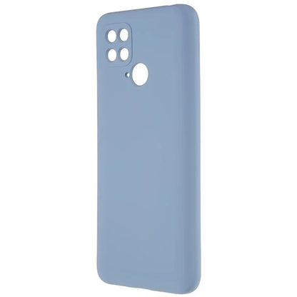 For Xiaomi Poco C40 4G Liquid Silicone Texture Phone Case 2.0mm Thick TPU Arc Edge Shock Absorption Cover