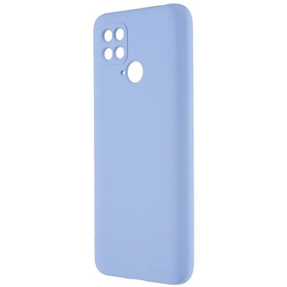 For Xiaomi Poco C40 4G Liquid Silicone Texture Phone Case 2.0mm Thick TPU Arc Edge Shock Absorption Cover
