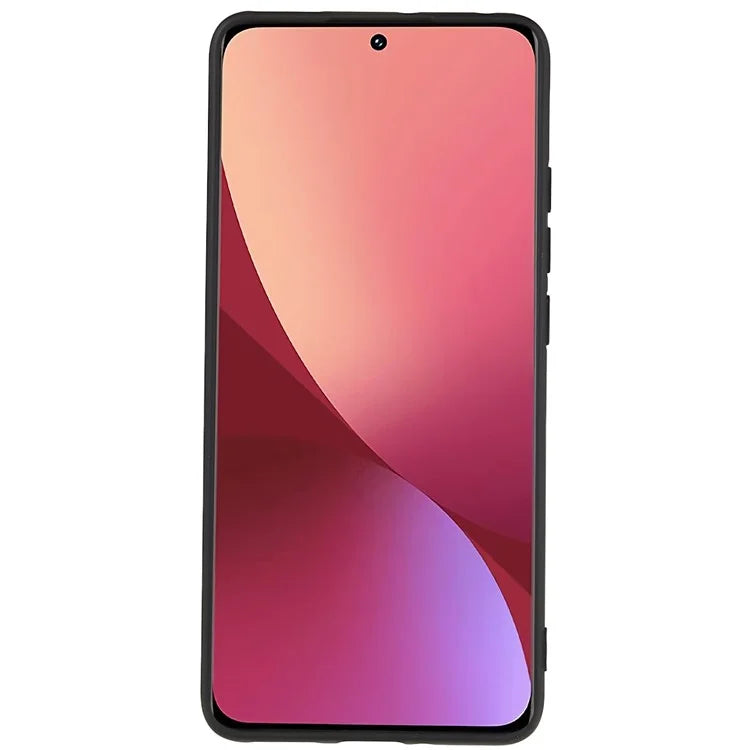 For Xiaomi 12 5G / 12X 5G / 12S 5G Soft TPU Liquid Silicone Texture Phone Case 2.0mm Thick Arc Edge Anti-Scratch Cover