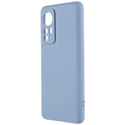 For Xiaomi 12 5G / 12X 5G / 12S 5G Soft TPU Liquid Silicone Texture Phone Case 2.0mm Thick Arc Edge Anti-Scratch Cover