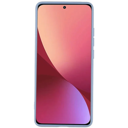 For Xiaomi 12 5G / 12X 5G / 12S 5G Soft TPU Liquid Silicone Texture Phone Case 2.0mm Thick Arc Edge Anti-Scratch Cover