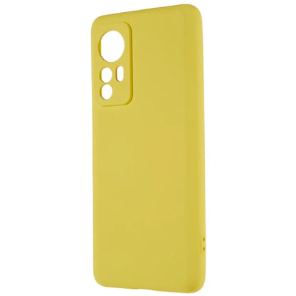 For Xiaomi 12 5G / 12X 5G / 12S 5G Soft TPU Liquid Silicone Texture Phone Case 2.0mm Thick Arc Edge Anti-Scratch Cover