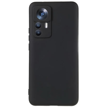 For Xiaomi 12T 5G / Redmi K50 Ultra 5G Soft TPU Arc Edge 2.0mm Thick Protective Cover Liquid Silicone Texture Camera Protection Phone Case