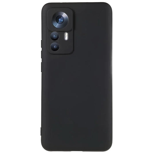 For Xiaomi 12T 5G / Redmi K50 Ultra 5G Soft TPU Arc Edge 2.0mm Thick Protective Cover Liquid Silicone Texture Camera Protection Phone Case
