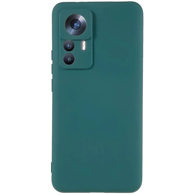 For Xiaomi 12T 5G / Redmi K50 Ultra 5G Soft TPU Arc Edge 2.0mm Thick Protective Cover Liquid Silicone Texture Camera Protection Phone Case
