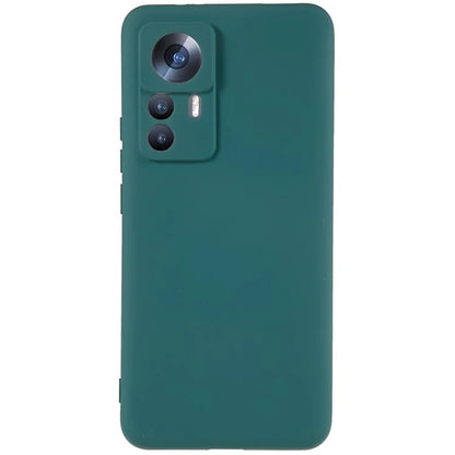 For Xiaomi 12T 5G / Redmi K50 Ultra 5G Soft TPU Arc Edge 2.0mm Thick Protective Cover Liquid Silicone Texture Camera Protection Phone Case