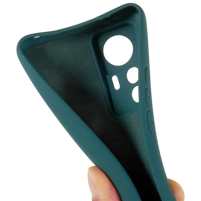 For Xiaomi 12T 5G / Redmi K50 Ultra 5G Soft TPU Arc Edge 2.0mm Thick Protective Cover Liquid Silicone Texture Camera Protection Phone Case