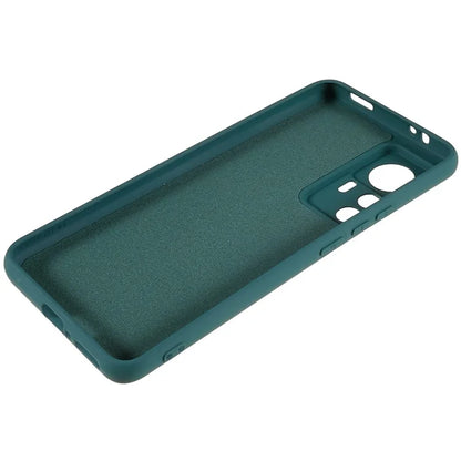 For Xiaomi 12T 5G / Redmi K50 Ultra 5G Soft TPU Arc Edge 2.0mm Thick Protective Cover Liquid Silicone Texture Camera Protection Phone Case