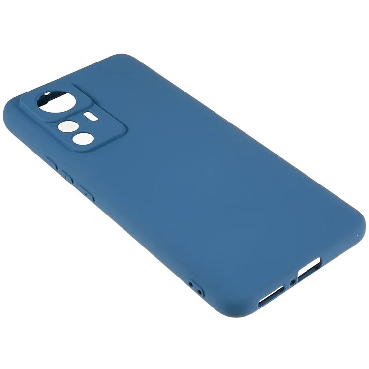 For Xiaomi 12T 5G / Redmi K50 Ultra 5G Soft TPU Arc Edge 2.0mm Thick Protective Cover Liquid Silicone Texture Camera Protection Phone Case