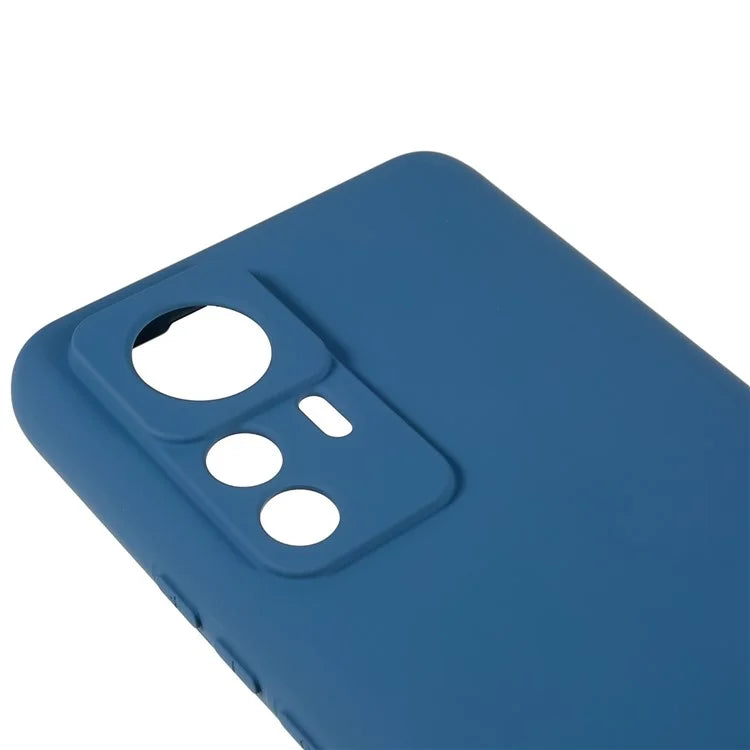 For Xiaomi 12T 5G / Redmi K50 Ultra 5G Soft TPU Arc Edge 2.0mm Thick Protective Cover Liquid Silicone Texture Camera Protection Phone Case