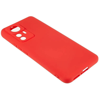 For Xiaomi 12T 5G / Redmi K50 Ultra 5G Soft TPU Arc Edge 2.0mm Thick Protective Cover Liquid Silicone Texture Camera Protection Phone Case