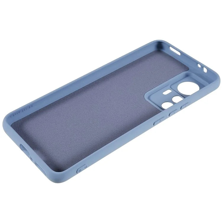 For Xiaomi 12T 5G / Redmi K50 Ultra 5G Soft TPU Arc Edge 2.0mm Thick Protective Cover Liquid Silicone Texture Camera Protection Phone Case