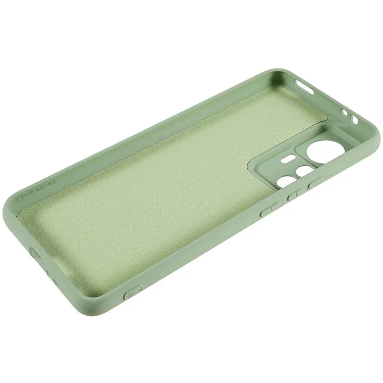 For Xiaomi 12T 5G / Redmi K50 Ultra 5G Soft TPU Arc Edge 2.0mm Thick Protective Cover Liquid Silicone Texture Camera Protection Phone Case