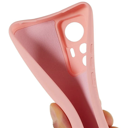 For Xiaomi 12T 5G / Redmi K50 Ultra 5G Soft TPU Arc Edge 2.0mm Thick Protective Cover Liquid Silicone Texture Camera Protection Phone Case