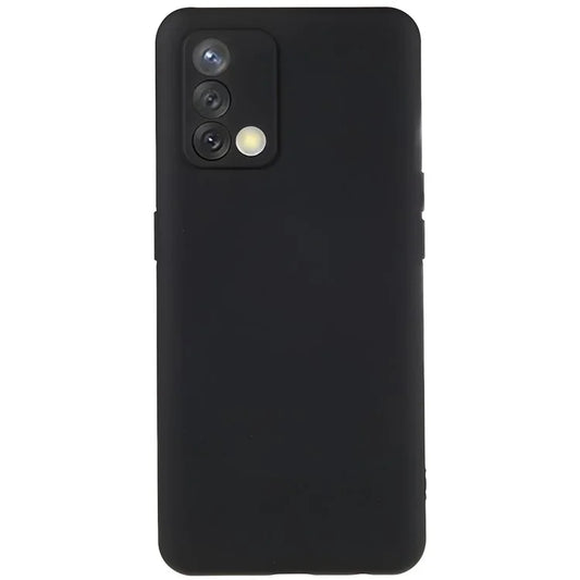 For Oppo A74 4G Flexible TPU Arc Edge Shockproof Phone Case 2.0mm Thick Liquid Silicone Texture Anti-Slip Back Cover