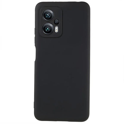 For Xiaomi Redmi Note 11T Pro 5G / Note 11T Pro+ 5G / Poco X4 GT 5G / Redmi K50i 5G TPU Phone Case Arc Edge 2.0mm Thick  Liquid Silicone Texture  Shockproof Cover