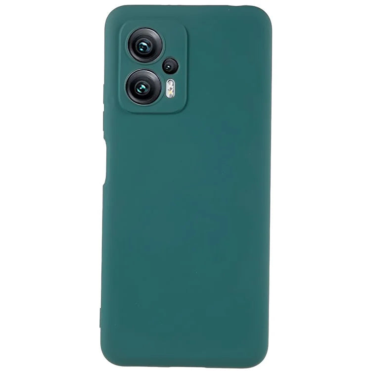 For Xiaomi Redmi Note 11T Pro 5G / Note 11T Pro+ 5G / Poco X4 GT 5G / Redmi K50i 5G TPU Phone Case Arc Edge 2.0mm Thick  Liquid Silicone Texture  Shockproof Cover