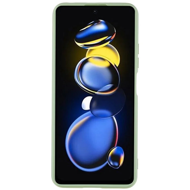 For Xiaomi Redmi Note 11T Pro 5G / Note 11T Pro+ 5G / Poco X4 GT 5G / Redmi K50i 5G TPU Phone Case Arc Edge 2.0mm Thick  Liquid Silicone Texture  Shockproof Cover