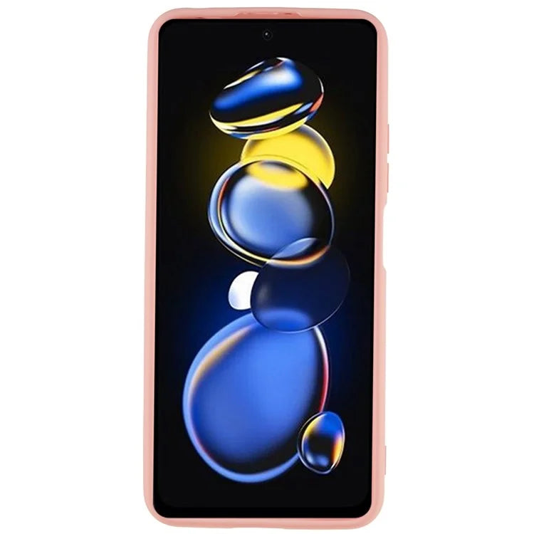 For Xiaomi Redmi Note 11T Pro 5G / Note 11T Pro+ 5G / Poco X4 GT 5G / Redmi K50i 5G TPU Phone Case Arc Edge 2.0mm Thick  Liquid Silicone Texture  Shockproof Cover