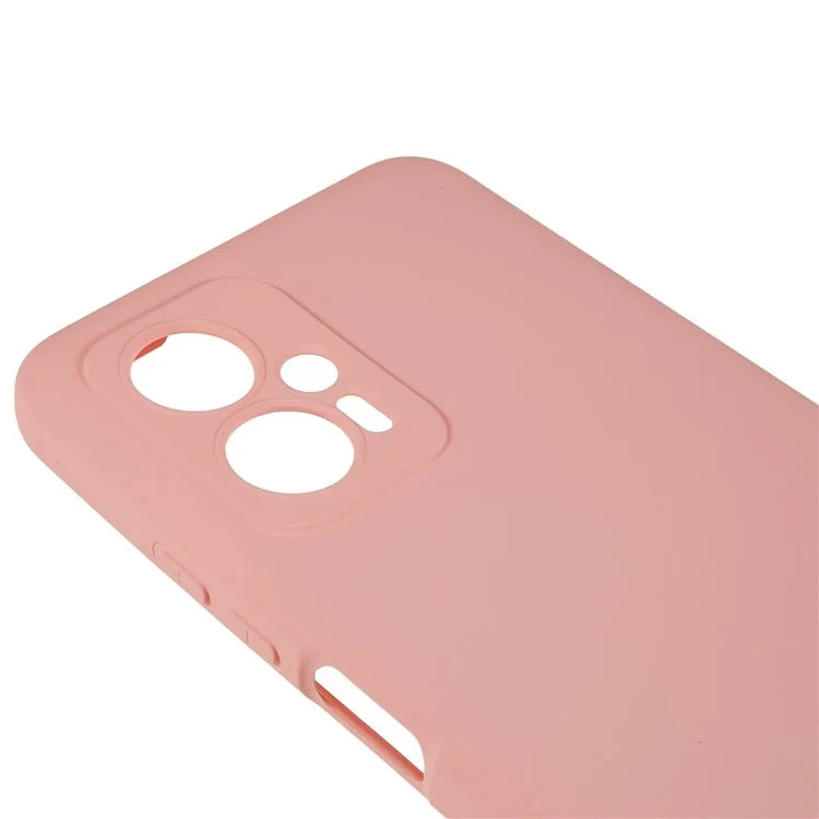 For Xiaomi Redmi Note 11T Pro 5G / Note 11T Pro+ 5G / Poco X4 GT 5G / Redmi K50i 5G TPU Phone Case Arc Edge 2.0mm Thick  Liquid Silicone Texture  Shockproof Cover
