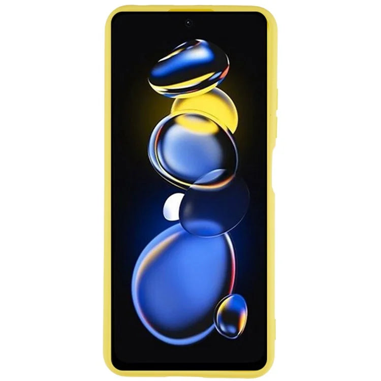 For Xiaomi Redmi Note 11T Pro 5G / Note 11T Pro+ 5G / Poco X4 GT 5G / Redmi K50i 5G TPU Phone Case Arc Edge 2.0mm Thick  Liquid Silicone Texture  Shockproof Cover