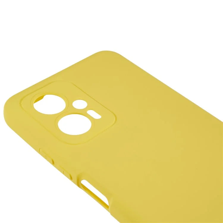 For Xiaomi Redmi Note 11T Pro 5G / Note 11T Pro+ 5G / Poco X4 GT 5G / Redmi K50i 5G TPU Phone Case Arc Edge 2.0mm Thick  Liquid Silicone Texture  Shockproof Cover