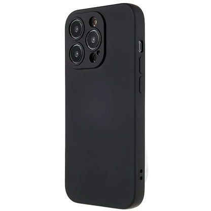 For iPhone 14 Pro Max Precise Cutout Liquid Silicone Texture Back Case Arc Edge  2.0mm Thick TPU Anti-Scratch Phone Cover