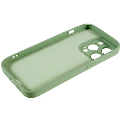 For iPhone 14 Pro Max Precise Cutout Liquid Silicone Texture Back Case Arc Edge  2.0mm Thick TPU Anti-Scratch Phone Cover