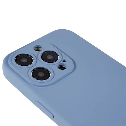 For iPhone 14 Pro Max Precise Cutout Liquid Silicone Texture Back Case Arc Edge  2.0mm Thick TPU Anti-Scratch Phone Cover