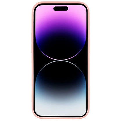 For iPhone 14 Pro Max Precise Cutout Liquid Silicone Texture Back Case Arc Edge  2.0mm Thick TPU Anti-Scratch Phone Cover