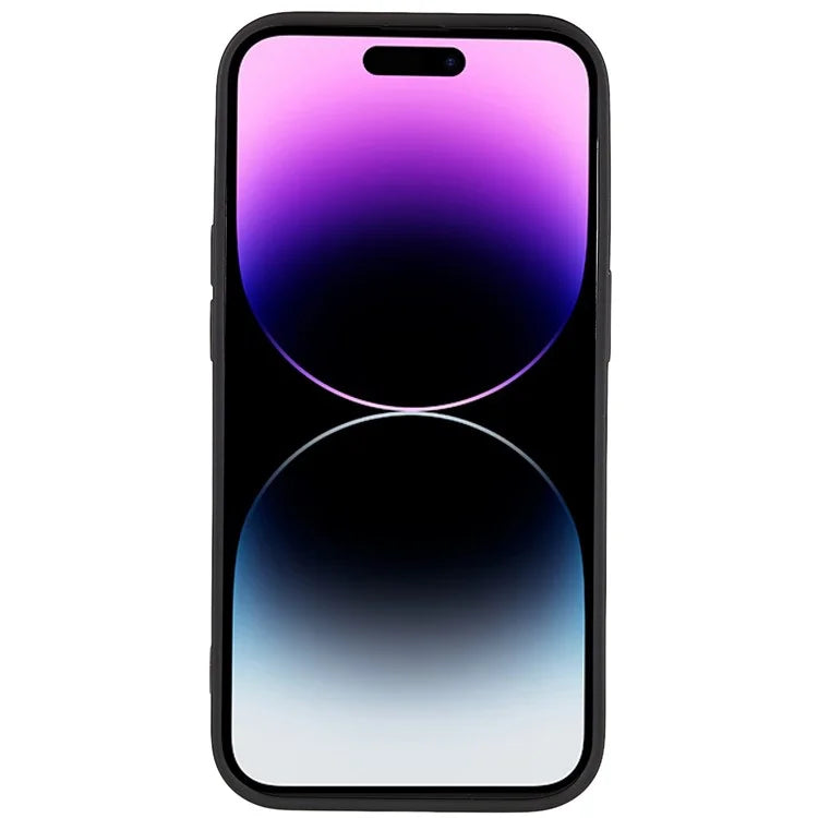 For iPhone 14 Pro Soft TPU 2.0mm Thick Shockproof Phone Case Liquid Silicone Texture Arc Edge Precise Cutout Cover