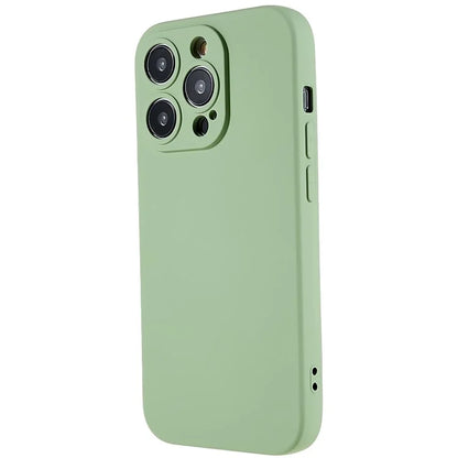 For iPhone 14 Pro Soft TPU 2.0mm Thick Shockproof Phone Case Liquid Silicone Texture Arc Edge Precise Cutout Cover