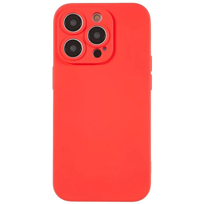 For iPhone 14 Pro Soft TPU 2.0mm Thick Shockproof Phone Case Liquid Silicone Texture Arc Edge Precise Cutout Cover