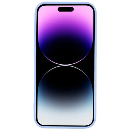For iPhone 14 Pro Soft TPU 2.0mm Thick Shockproof Phone Case Liquid Silicone Texture Arc Edge Precise Cutout Cover