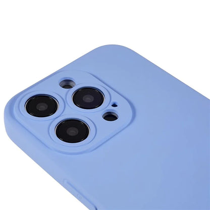 For iPhone 14 Pro Soft TPU 2.0mm Thick Shockproof Phone Case Liquid Silicone Texture Arc Edge Precise Cutout Cover